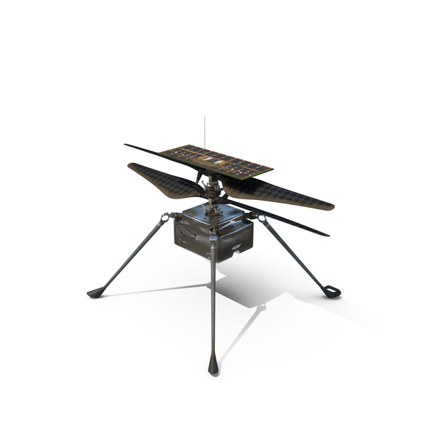 Drone: NASA Ingenuity Mars Helicopter Dusty PNG & PSD Images