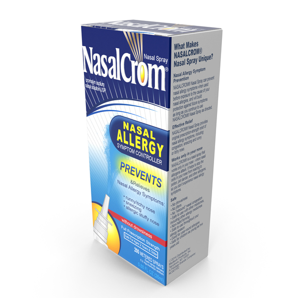 Packaged Medicine: NasalCrom Allergy Symptom Controller Box PNG & PSD Images Packaged Medicine: NasalCrom Allergy Symptom Controller Box PNG & PSD Images