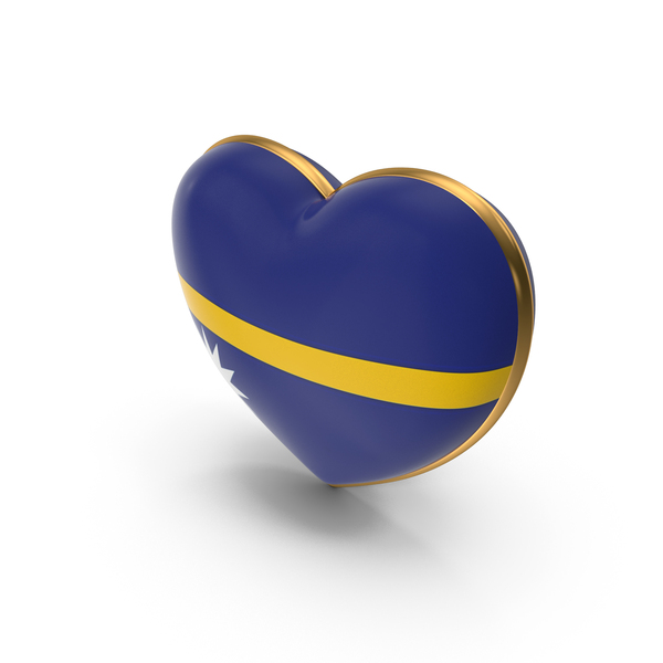 Nauru Country Heart Flag Dual Shade Metallic Solid PNG & PSD Images Nauru Country Heart Flag Dual Shade Metallic Solid PNG & PSD Images