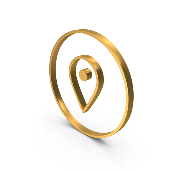 Navigation Pin Locate In Circle Icon PNG & PSD Images