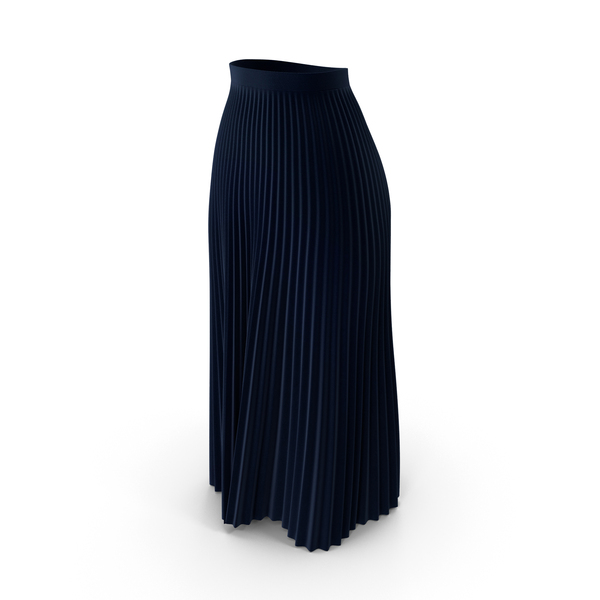Navy Long Pleated Skirt PNG & PSD Images Navy Long Pleated Skirt PNG & PSD Images