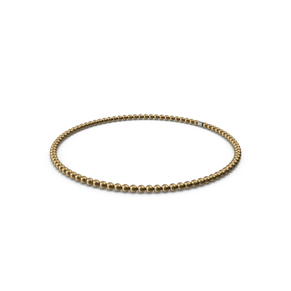 Necklace From Gold Beads PNG & PSD Images Necklace From Gold Beads PNG & PSD Images