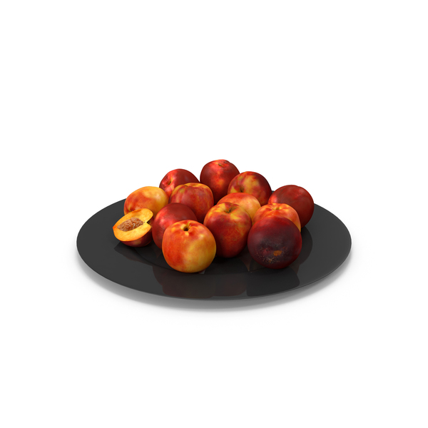 Peach: Nectarine Plate PNG & PSD Images Peach: Nectarine Plate PNG & PSD Images