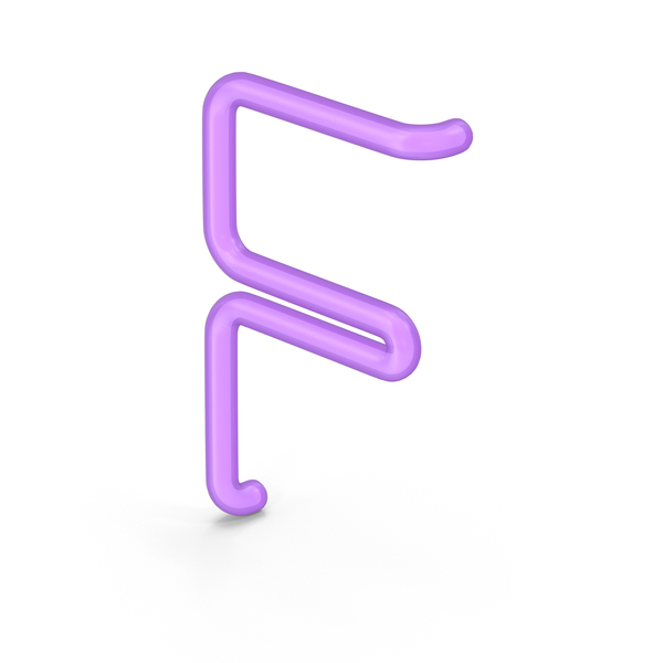 Neon Letter F PNG Images & PSDs for Download | PixelSquid - S112865276