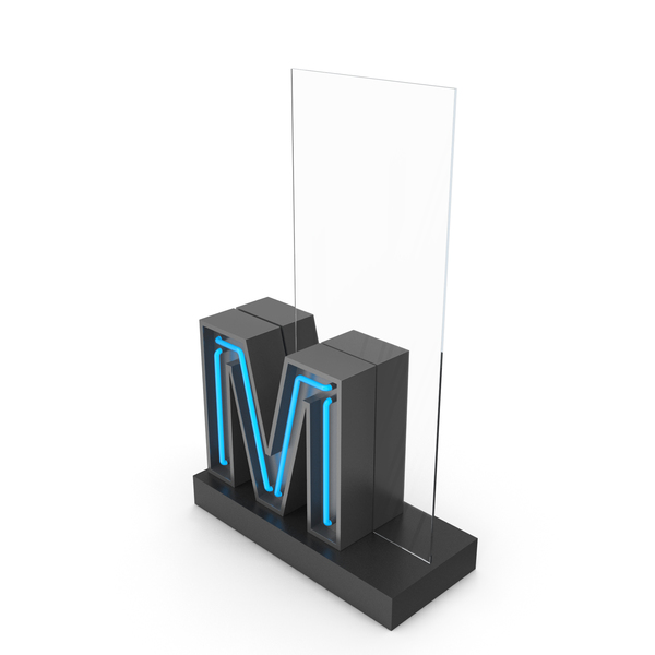 Sign: Neon Letter Signage M PNG & PSD Images Sign: Neon Letter Signage M PNG & PSD Images