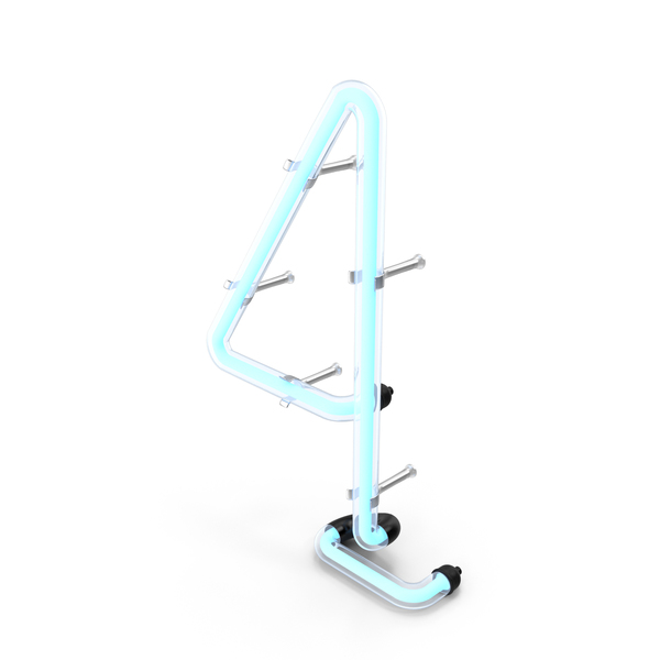 Neon Number 4 PNG & PSD Images Neon Number 4 PNG & PSD Images