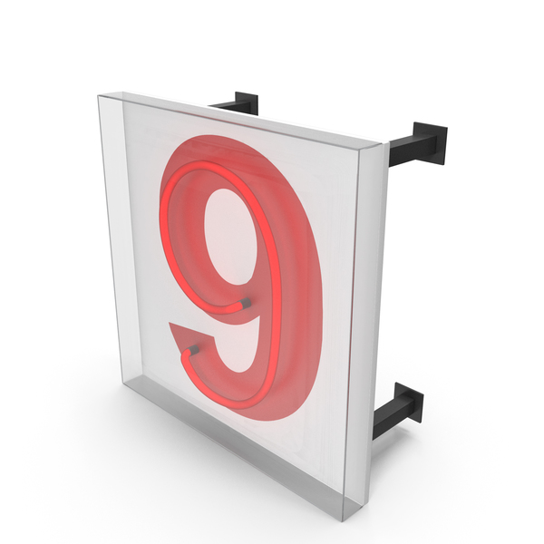 Number: Neon Sign 9 PNG & PSD Images Number: Neon Sign 9 PNG & PSD Images