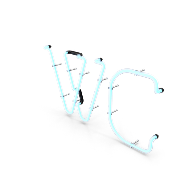 Light: Neon Signboard WC PNG & PSD Images Light: Neon Signboard WC PNG & PSD Images