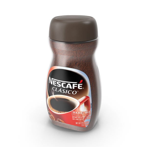 Bag: Nescafe Clasico Dark Roast Instant Coffee PNG & PSD Images