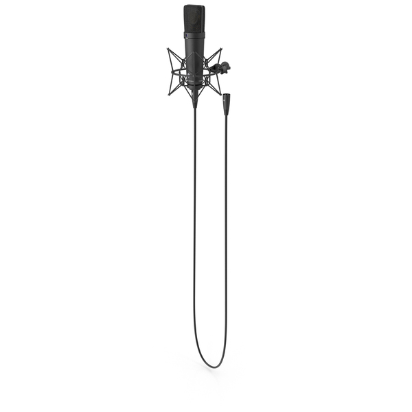 Microphone: Neumann U87Ai Mt with XLR Cable PNG & PSD Images Microphone: Neumann U87Ai Mt with XLR Cable PNG & PSD Images