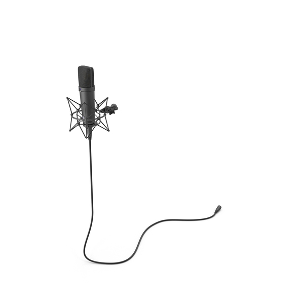 Microphone: Neumann U87Ai Mt with XLR Cable PNG & PSD Images Microphone: Neumann U87Ai Mt with XLR Cable PNG & PSD Images