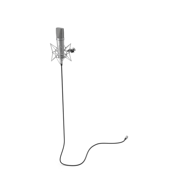 Microphone: Neumann U87Ai with XLR Cable PNG & PSD Images Microphone: Neumann U87Ai with XLR Cable PNG & PSD Images