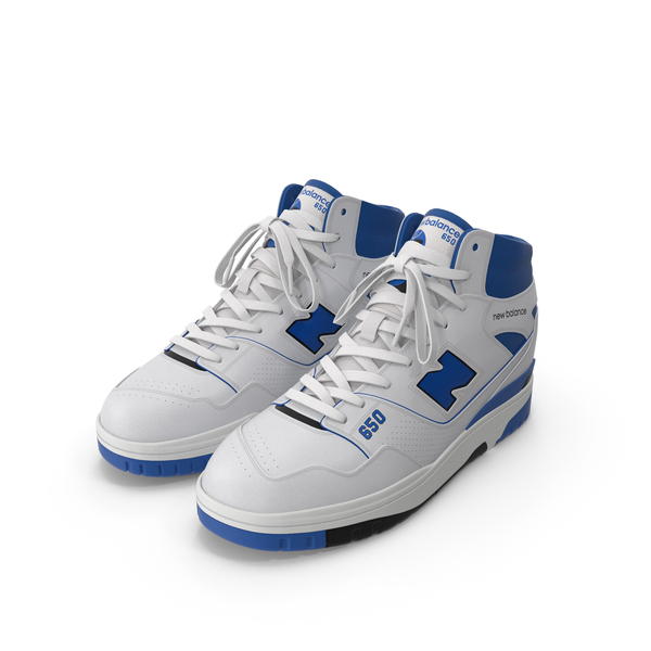 High Top Sneakers: New Balance 650 Blue PNG & PSD Images High Top Sneakers: New Balance 650 Blue PNG & PSD Images