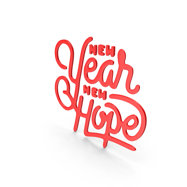 Year's Letters: NEW YEAR RED PNG & PSD Images Year's Letters: NEW YEAR RED PNG & PSD Images