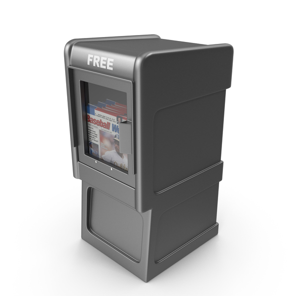 Street Dispenser: Newspaper Box PNG & PSD Images