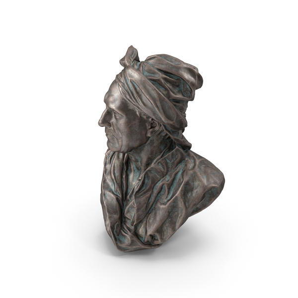 Nicolas Coustou Bronze Outdoor Bust PNG & PSD Images
