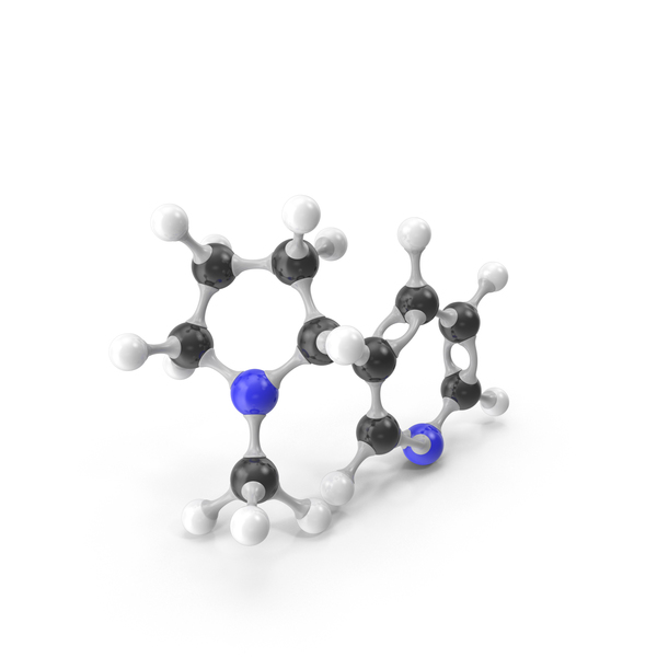 Molecule: Nicotine Molecular Model PNG & PSD Images Molecule: Nicotine Molecular Model PNG & PSD Images