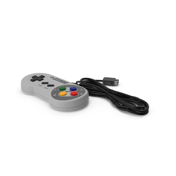 Video Game: Nintendo SNES Joystick Controller PNG & PSD Images Video Game: Nintendo SNES Joystick Controller PNG & PSD Images