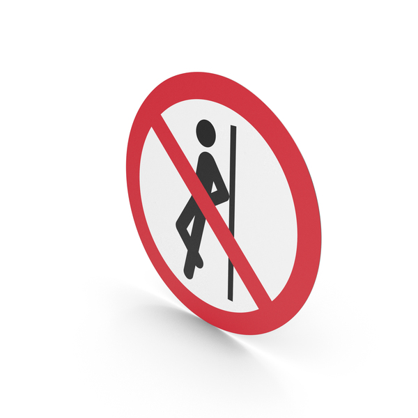No Leaning Against Sign PNG & PSD Images No Leaning Against Sign PNG & PSD Images