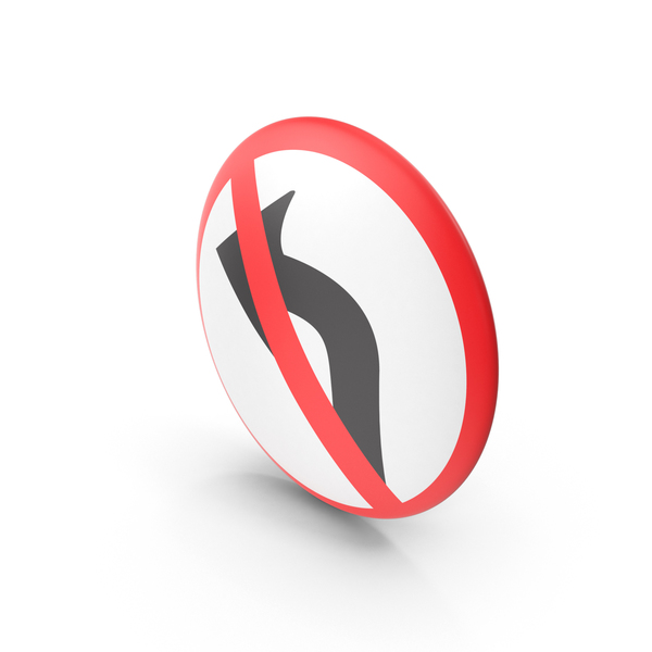 Traffic Signs: No Left Turn Sign PNG & PSD Images Traffic Signs: No Left Turn Sign PNG & PSD Images
