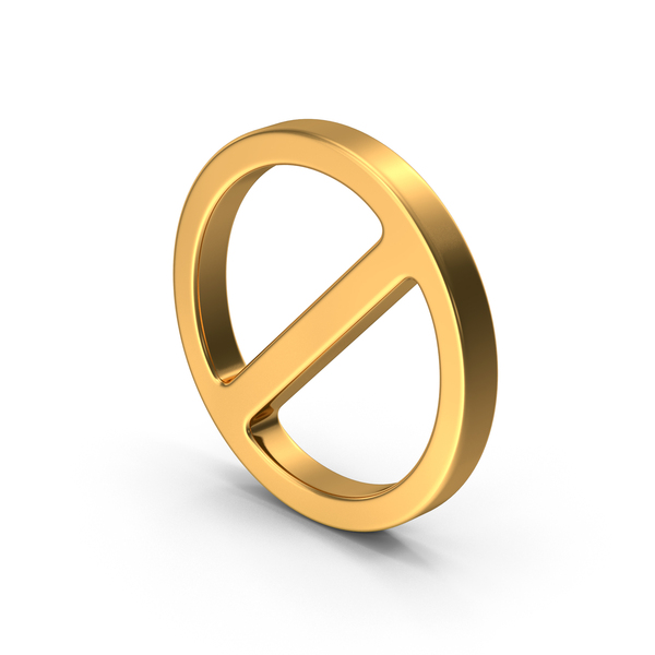 No Symbol Gold PNG Images & PSDs for Download | PixelSquid - S11804389C