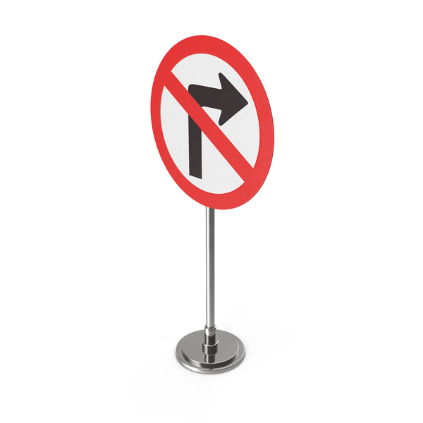 Signs: No Turn Right Traffic Sign PNG & PSD Images Signs: No Turn Right Traffic Sign PNG & PSD Images