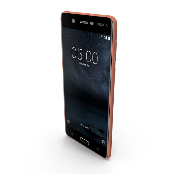 Smartphone: Nokia 5 Copper PNG & PSD Images Smartphone: Nokia 5 Copper PNG & PSD Images