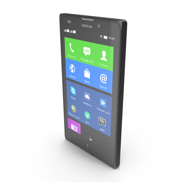 Smartphone: Nokia XL Black PNG & PSD Images Smartphone: Nokia XL Black PNG & PSD Images