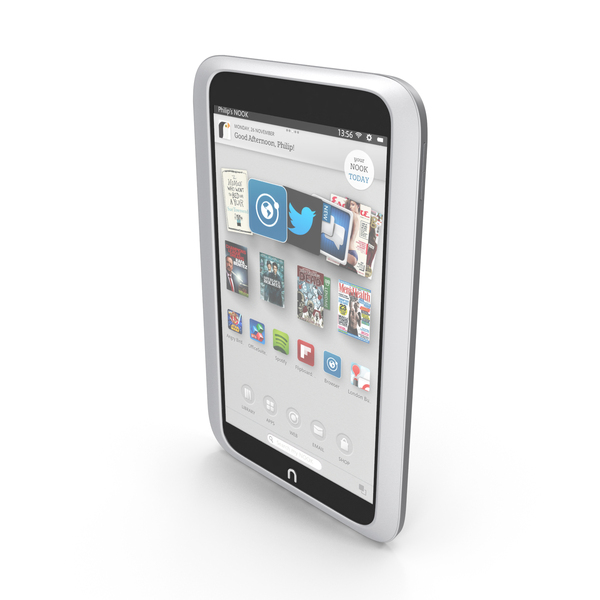 Tablet Computer: Nook Tab PNG & PSD Images Tablet Computer: Nook Tab PNG & PSD Images