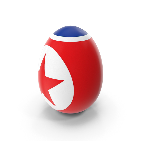 North Korea Country Flag On Egg PNG & PSD Images North Korea Country Flag On Egg PNG & PSD Images