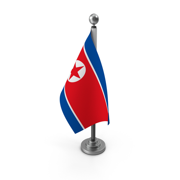 North Korea Table Flag PNG & PSD Images