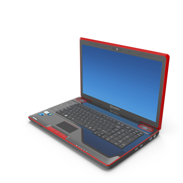 笔记本电脑：笔记本东芝Qosmio x500.max PNG和PSD图像