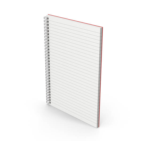 Notebook: Notepad Red PNG & PSD Images