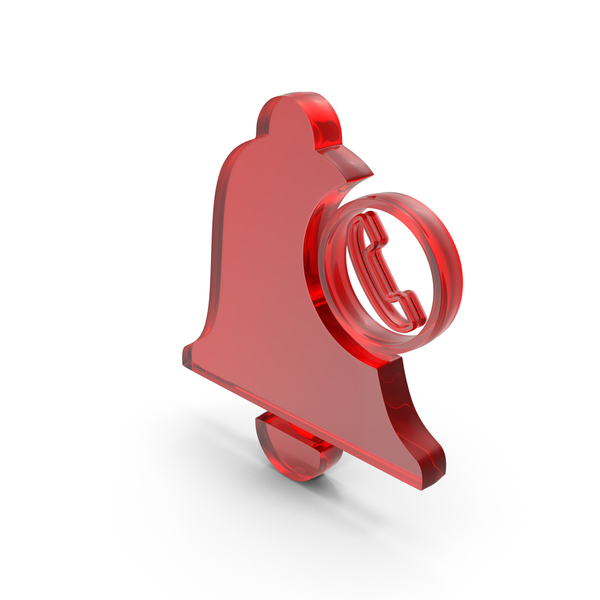 Symbols: Notification Bell Call Glass PNG & PSD Images