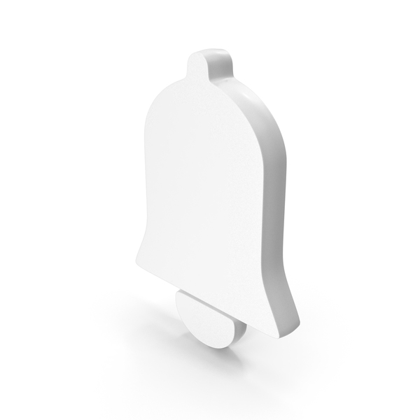 Notification Bell Icon White PNG & PSD Images