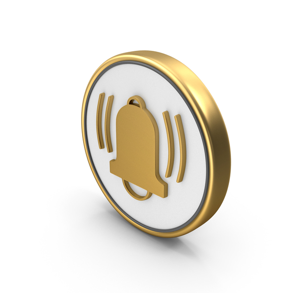 Notification Bell Ring Coin PNG & PSD Images
