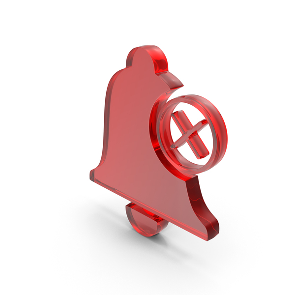 Symbols: Notification Bell Wrong Glass PNG & PSD Images