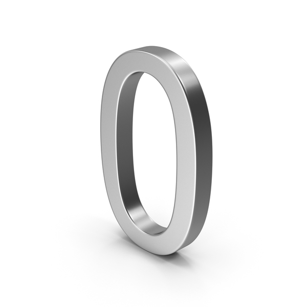 Number 0 Silver PNG & PSD Images Number 0 Silver PNG & PSD Images