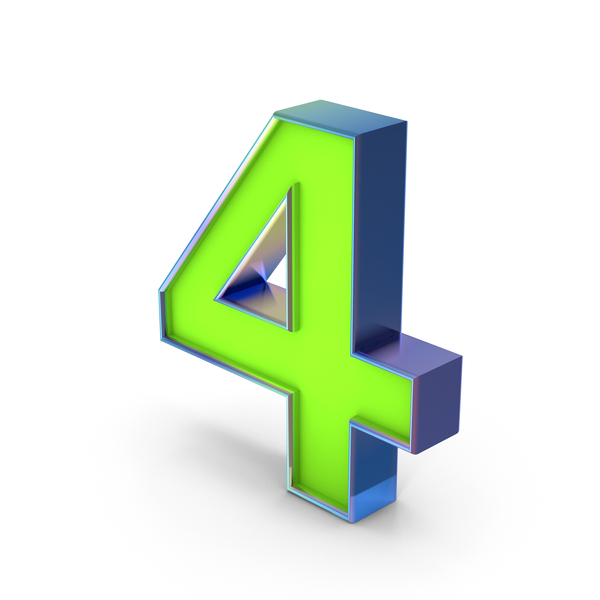 Number 4 PNG & PSD Images Number 4 PNG & PSD Images