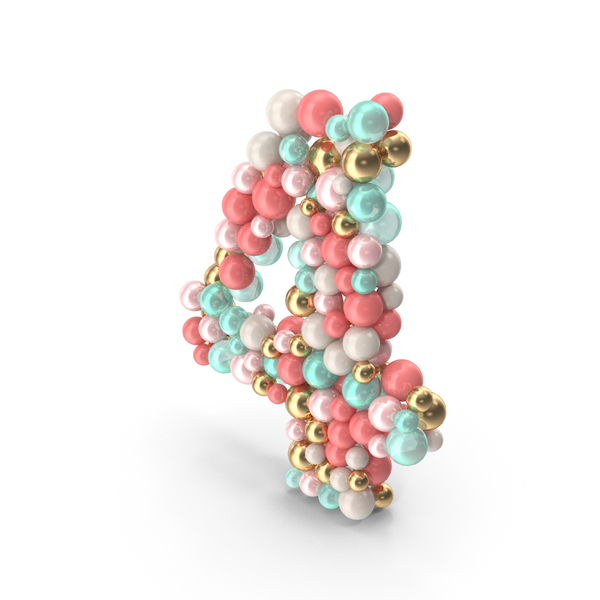 Number 4 Made of Balls PNG & PSD Images Number 4 Made of Balls PNG & PSD Images