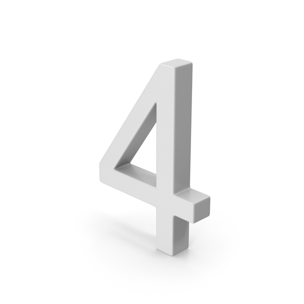 Number 4 PNG & PSD Images Number 4 PNG & PSD Images