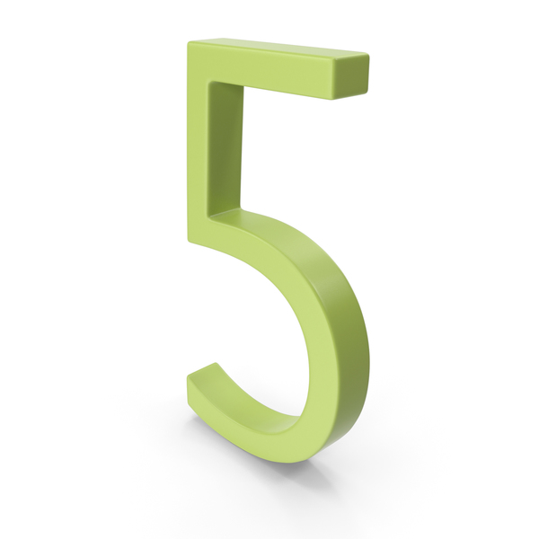 Number 5 Light Green PNG & PSD Images Number 5 Light Green PNG & PSD Images