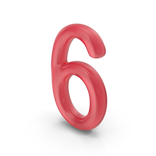Number 6 Glass PNG & PSD Images Number 6 Glass PNG & PSD Images