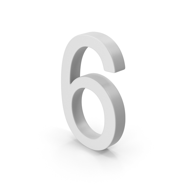 Number 6 PNG & PSD Images