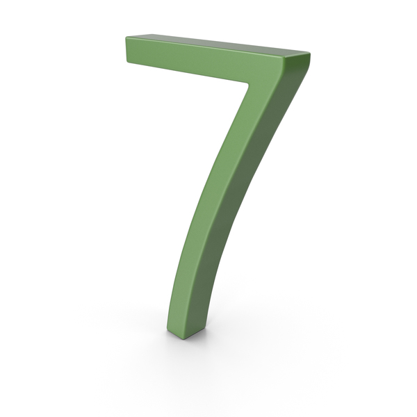 Number 7 Green PNG & PSD Images Number 7 Green PNG & PSD Images