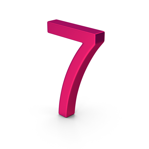 Number 7 Metallic PNG & PSD Images Number 7 Metallic PNG & PSD Images