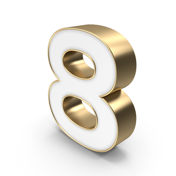Number 8 PNG & PSD Images