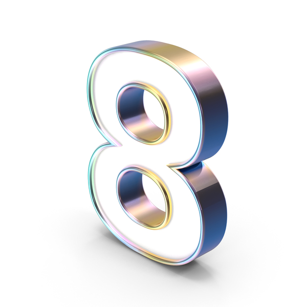 Number 8 PNG & PSD Images