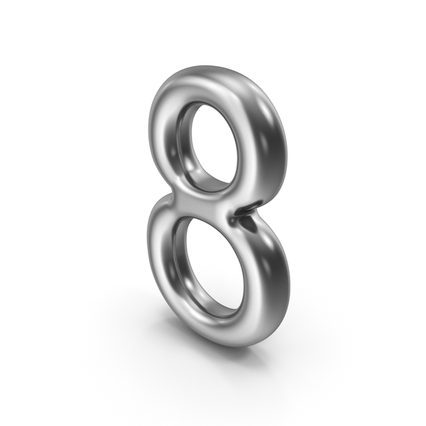 Language: Number 8 Silver PNG & PSD Images Language: Number 8 Silver PNG & PSD Images