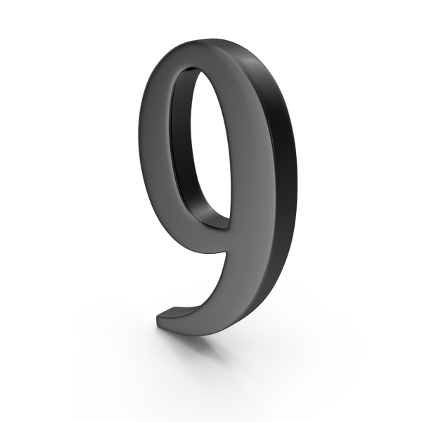 Number 9 Symbol PNG Images & PSDs for Download | PixelSquid - S12276902E